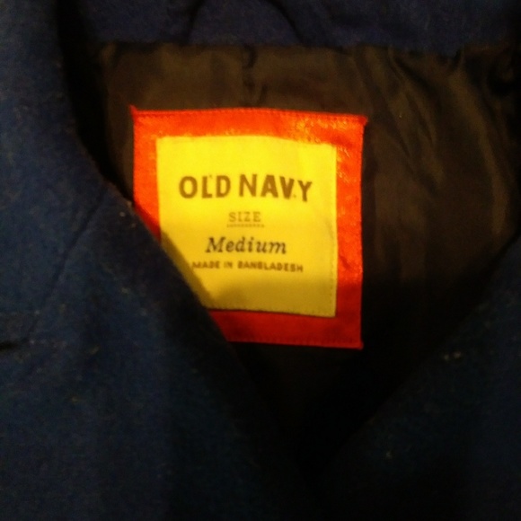 Old navy royal blue pea coat - Picture 3 of 3